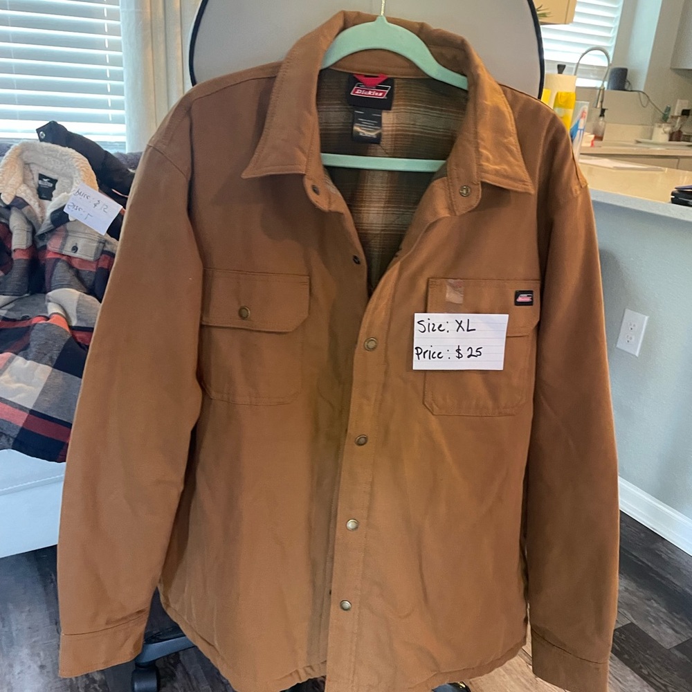 Dickies Tan Workwear Shirt Jacket